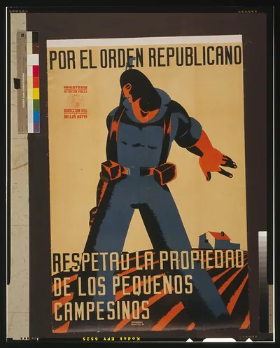 Por el orden republicano respetad la propiedad de los pequeños campesinos