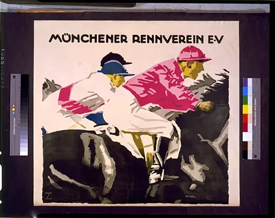 Münchener Rennverein E.V. / Ludwig Hohlwein.