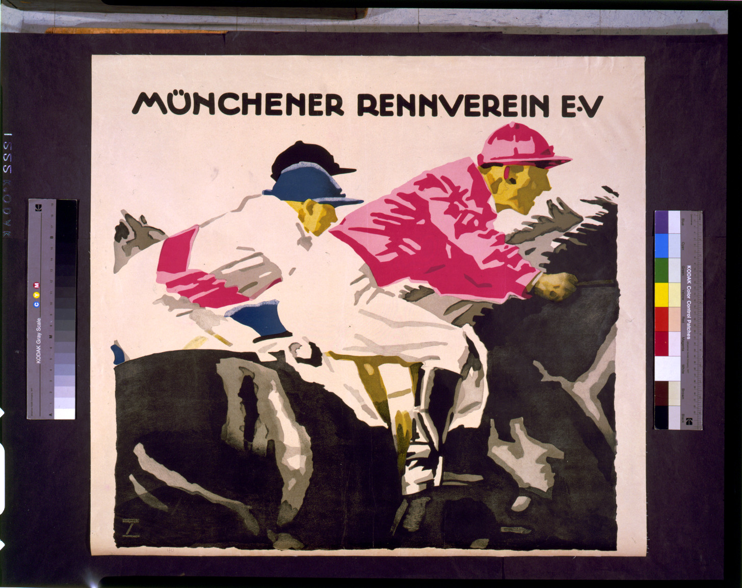 Münchener Rennverein E.V. / Ludwig Hohlwein., [1930(?)] — vintage poster