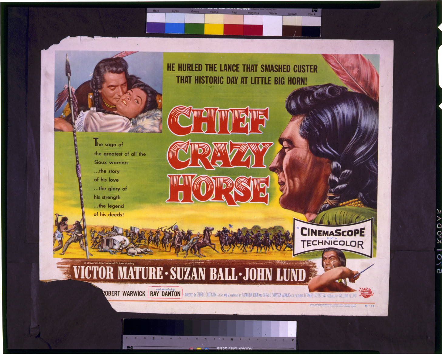 Chief Crazy Horse, [1955] — vintage poster