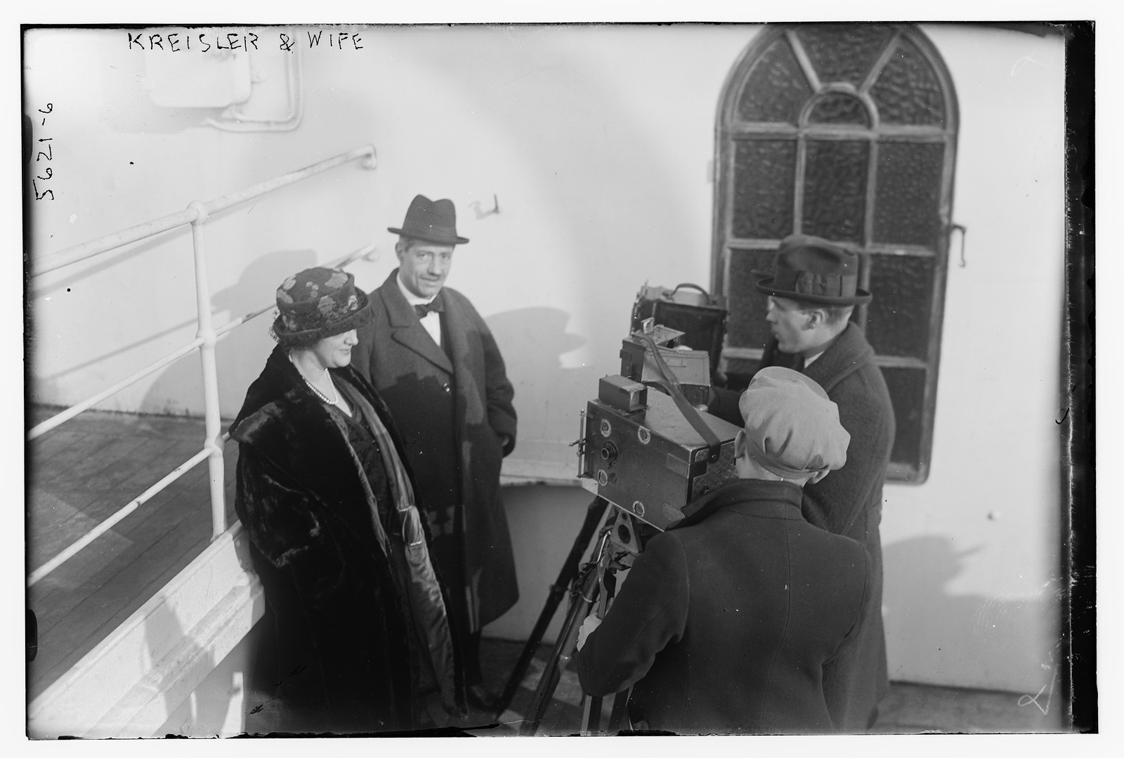 Kreisler and wife, n/a — historic photograph