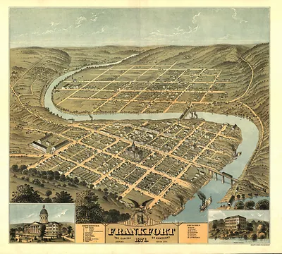 KY Frankfort 1871 MAP