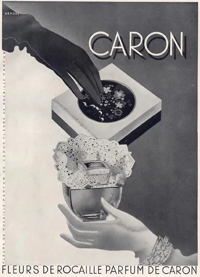 CARON Fleurs de Rocaille perfume advertisement