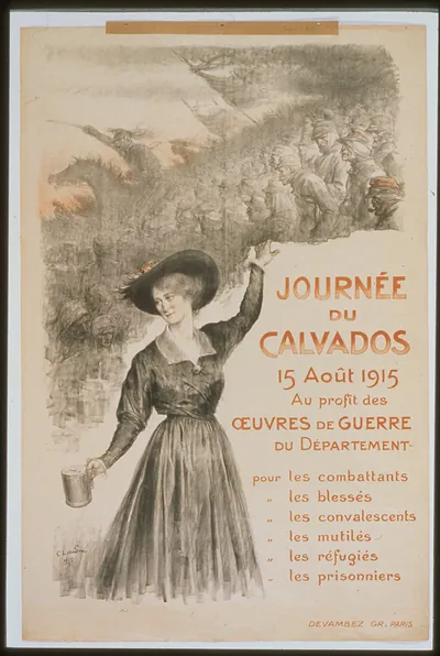 Journeacutee du Calvados. 15 aoocirct 1915. Au profit des oeuvres de guerre du Deacutepartement