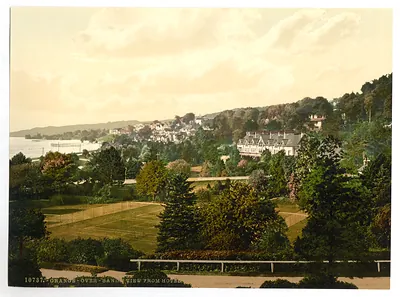 View from hotel Grange-over-Sands England