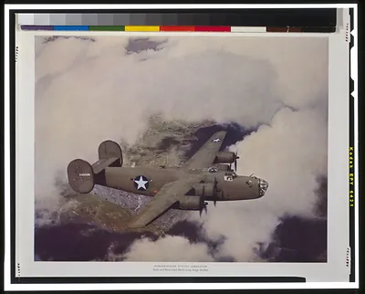 Consolidated Vultee Liberator--Army and Navy land based long range bomber