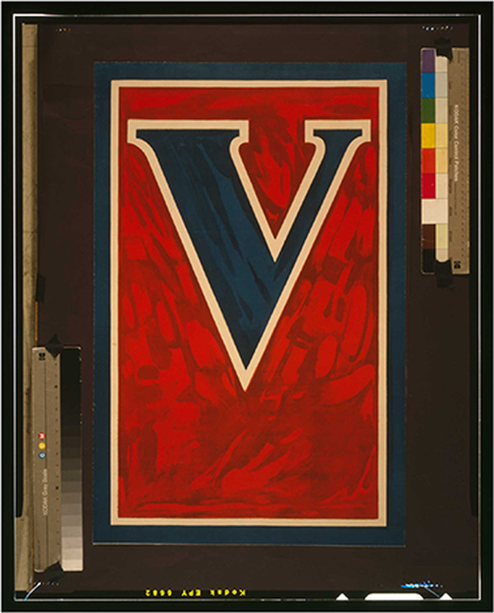 V, 1917 — vintage poster