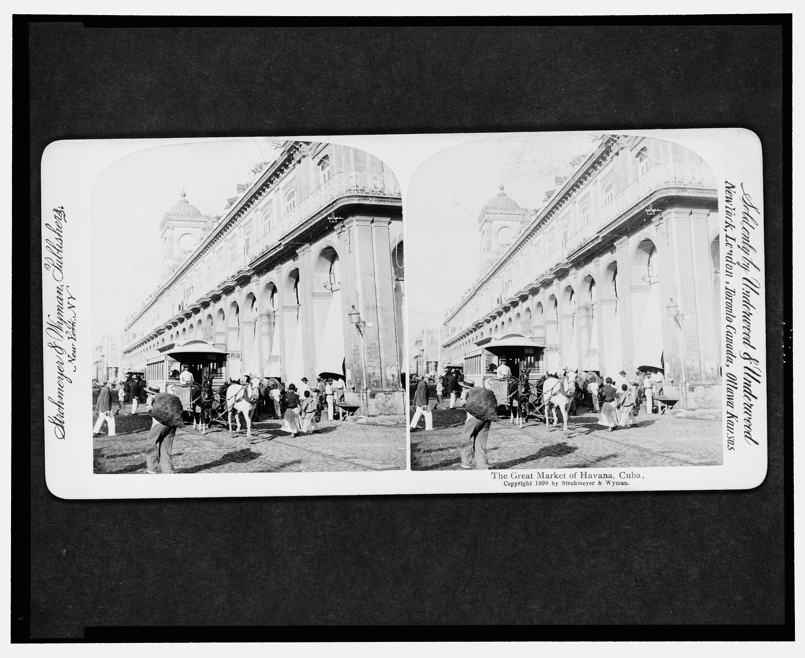 The great market of Havana, Cuba, c1899. — historic photograph