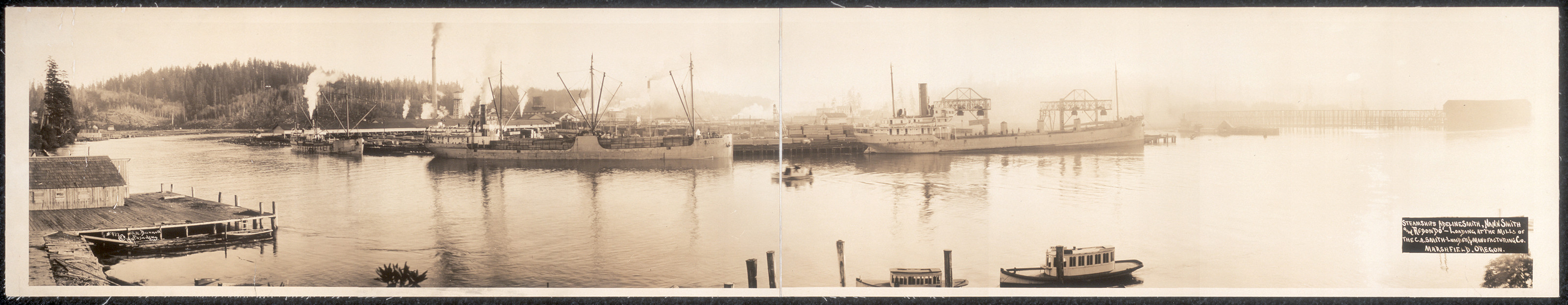 CA Smith Lumber Manuf Marshfield, Oregon, 1915, 1915 — historic image