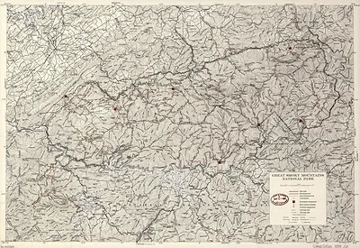 Great Smoky Mountains National Park map