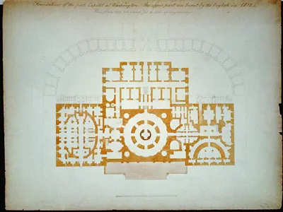 [United States Capitol, Washington, D.C. Foundation plan]