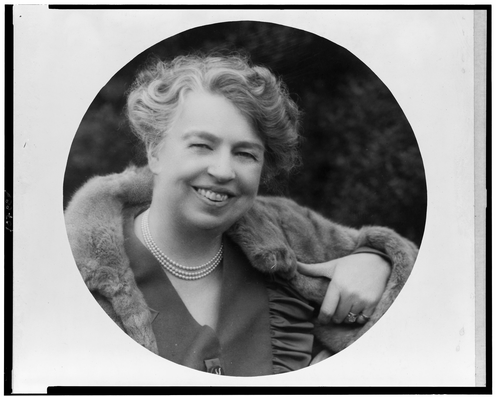 [Eleanor Roosevelt, head-and-shoulders portrait, facing front], c1945. — historic photograph