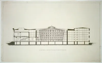 [Library of Congress, Washington, D.C. Longitudinal section]