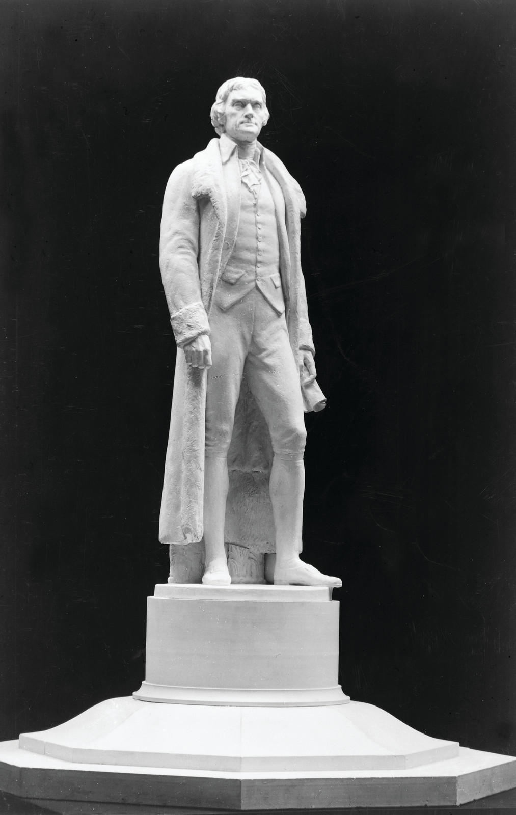 Award Model for Heroic Jefferson Memorial Statue, c. 1955 — historic photograph