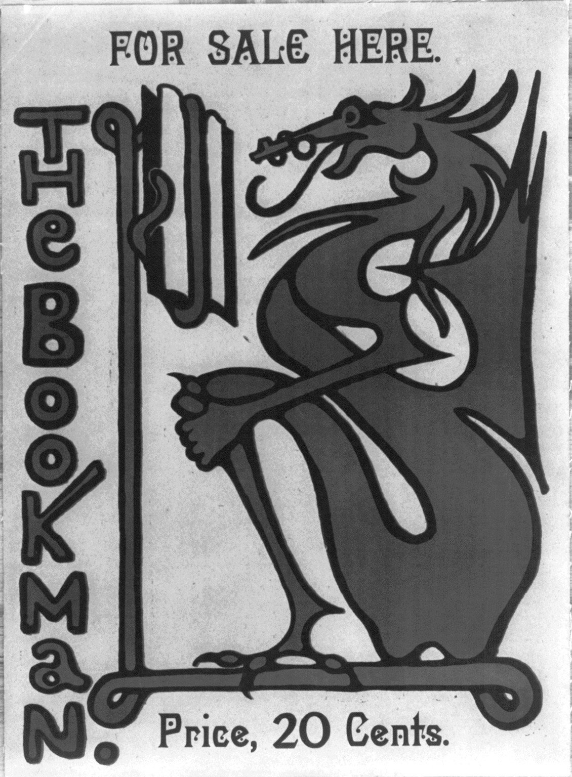 The Bookman - for sale here — vintage poster