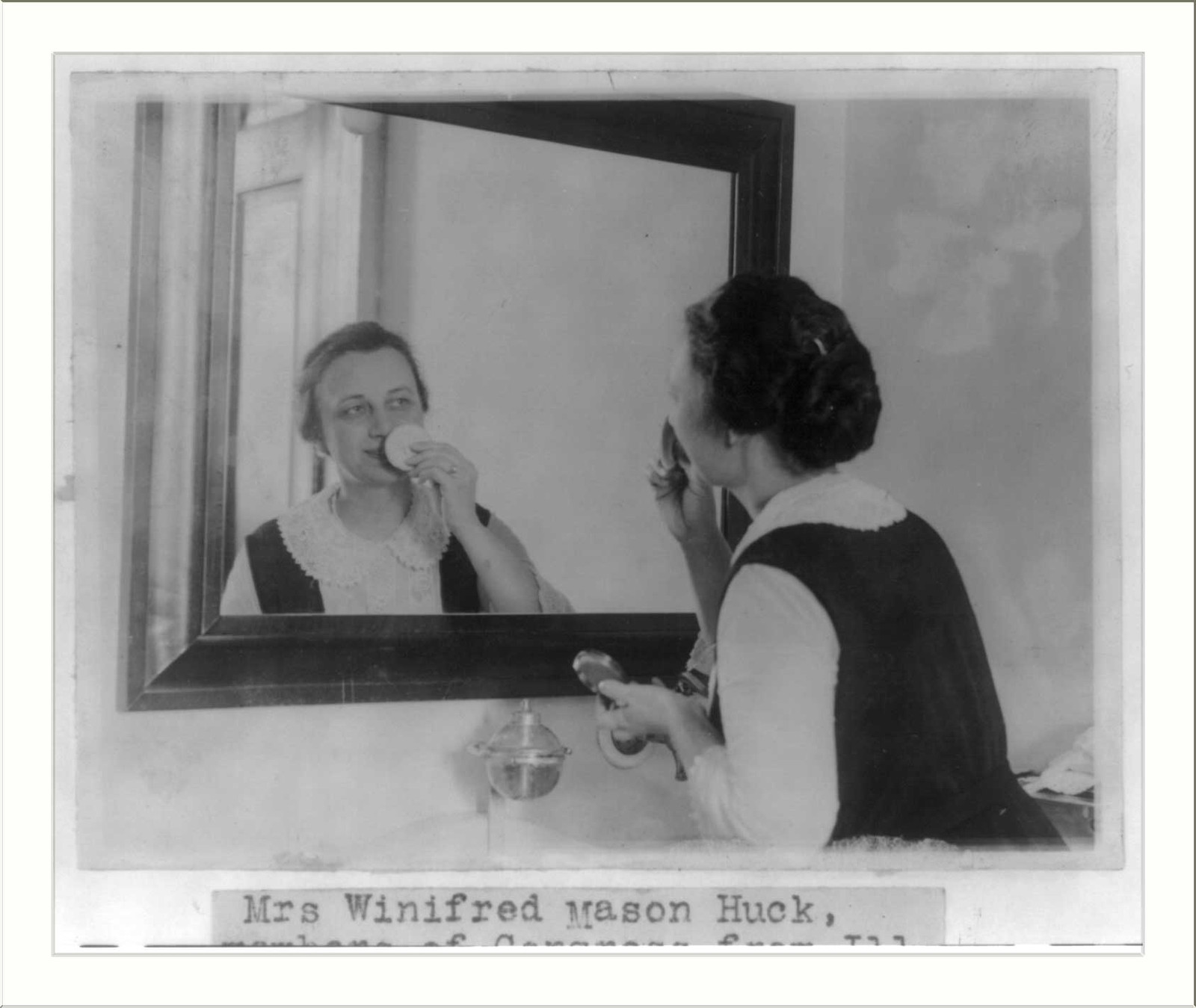 Winifred (Mason) Huck, 1923 Feb. 16. — historic photograph
