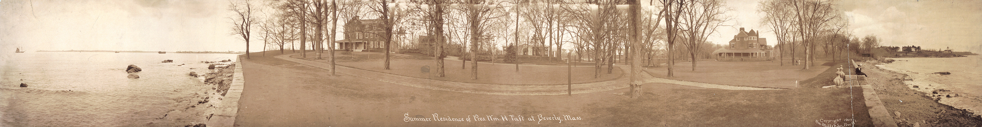 Beverly Taft Summer Home, Massachusetts, 1909, 1909 — historic image