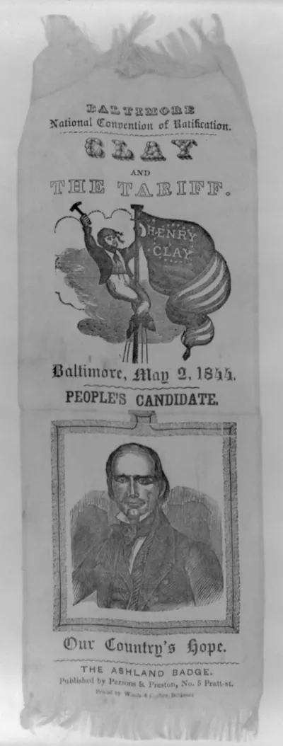 Baltimore National Convention of Ratification. Clay and the tariff