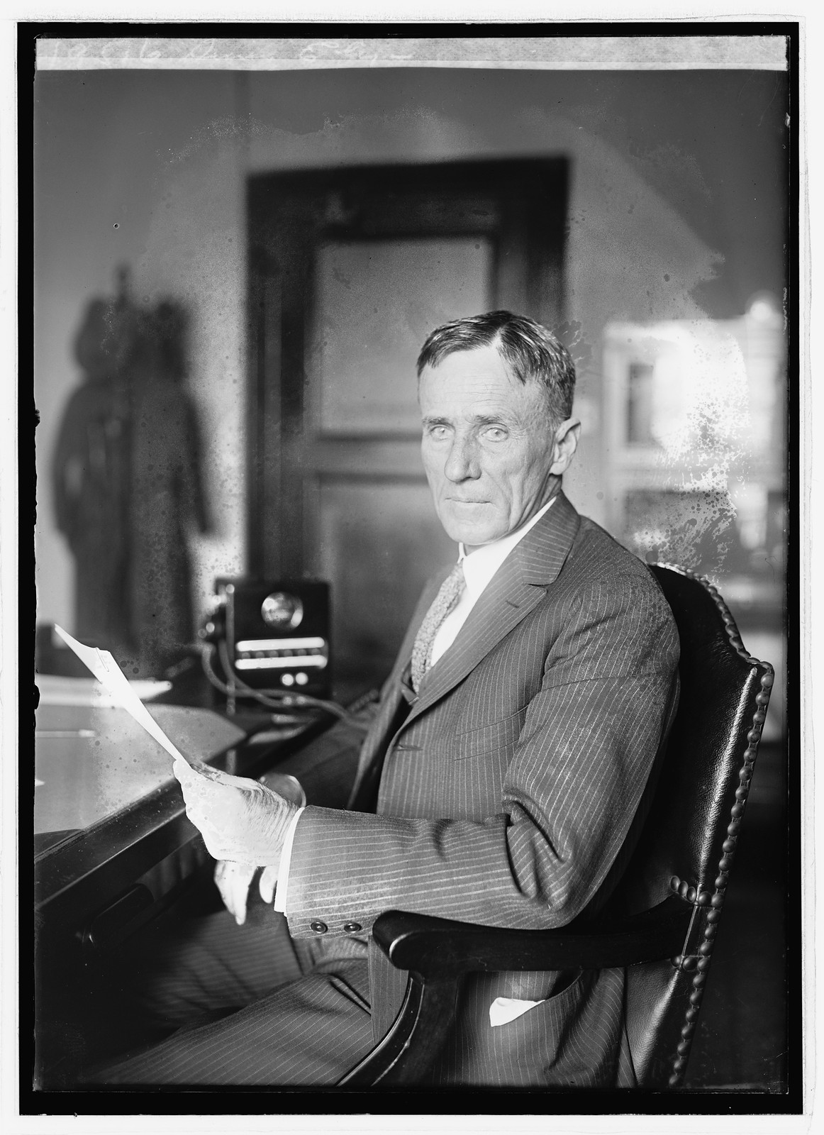 Sims Ely, [5/10/22], [1922 May 10] — historic photograph