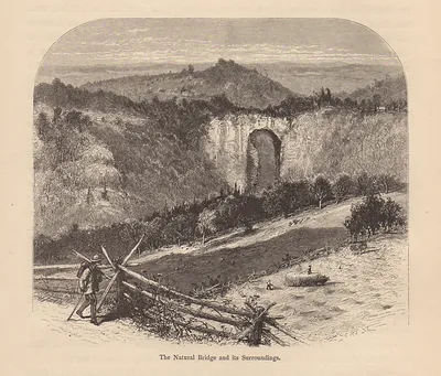 The Natural Bridge and its Surroundings