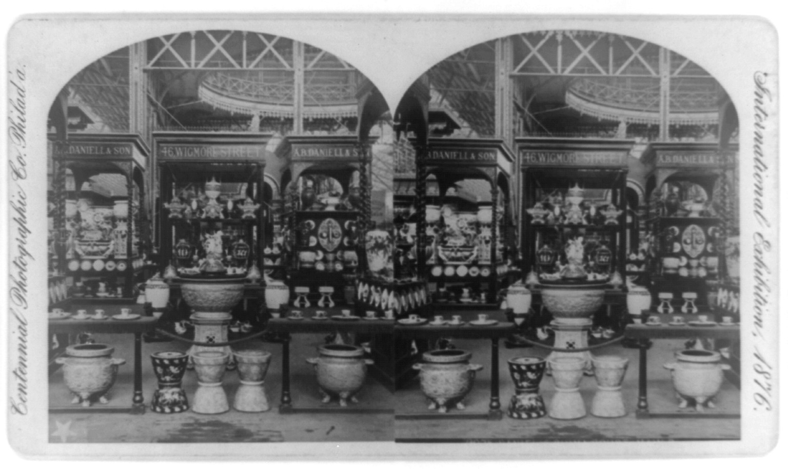 Daniel's china ware, M.B., Philad'a [i.e., Philadelphia] : Centennial Photographic Co., c1876. — historic photograph