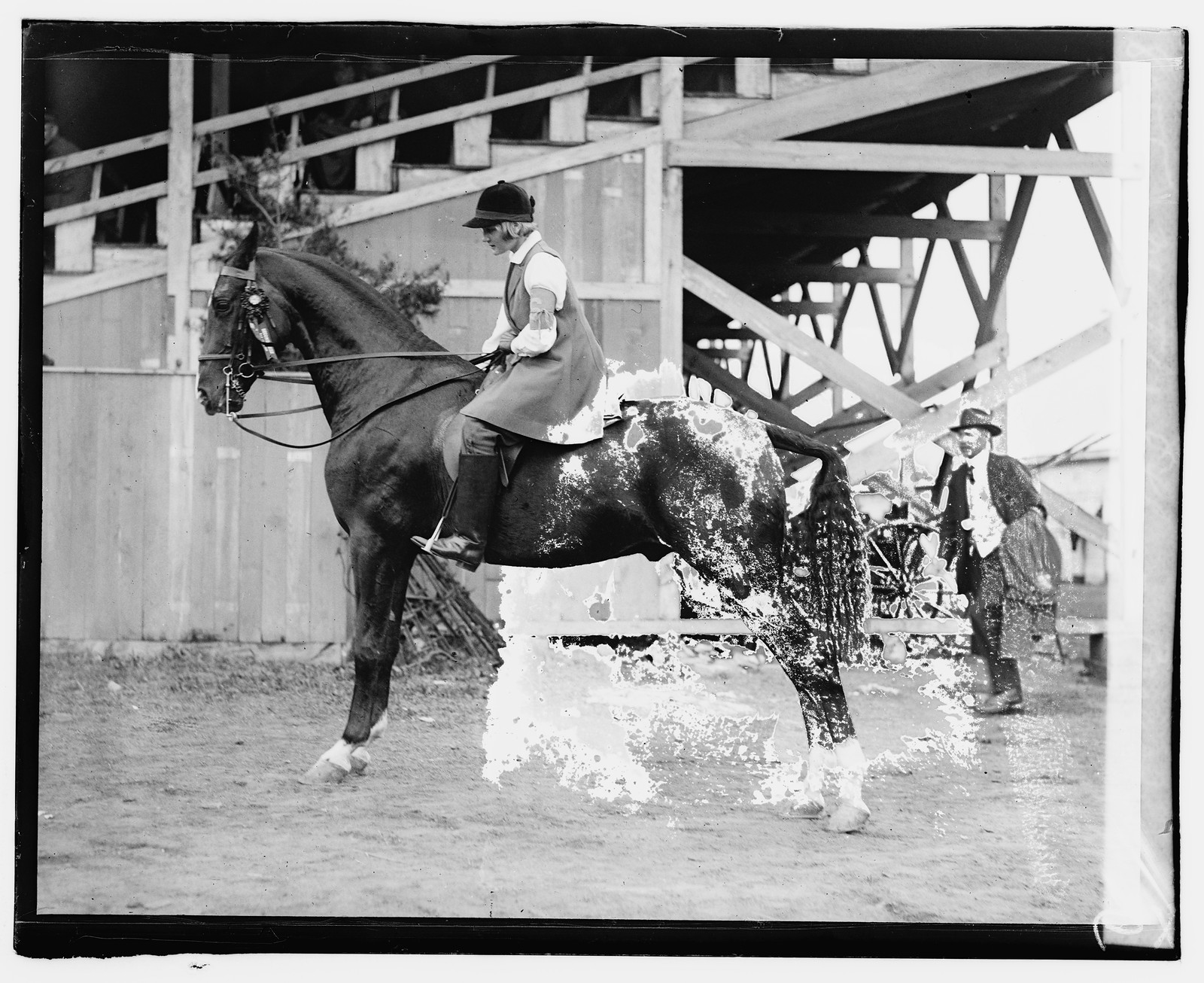 Martha Ellis on Beaulare, [1920] — historic photograph