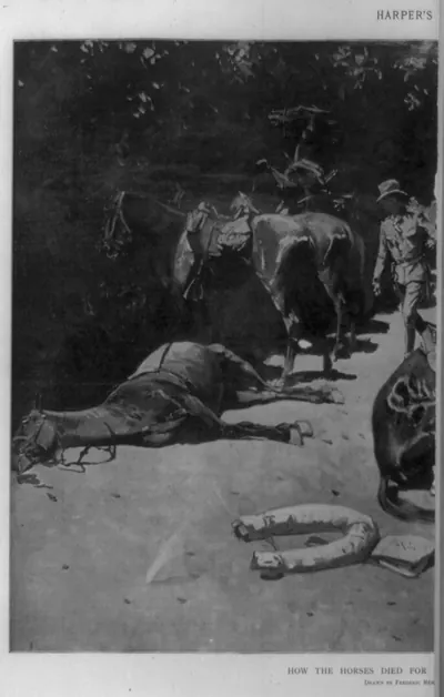 How the horses died for their country at Santiago / Frederic Remington.