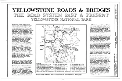 Yellowstone Roads & Bridges, Yellowstone National Park, Teton, WY 1