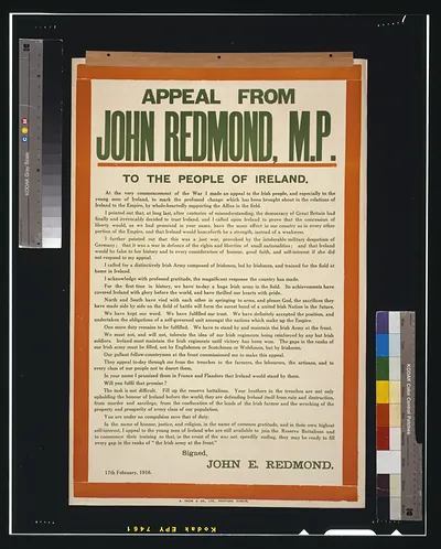 Appeal from John Redmond, M.P., to the people of Ireland