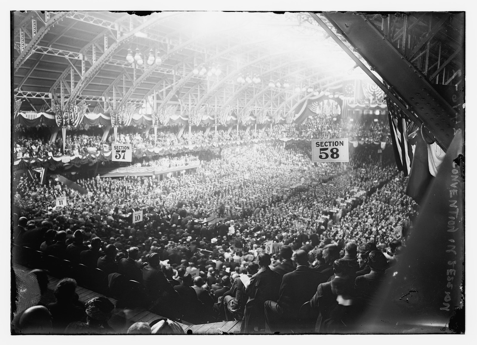 Convention in session, Chicago, n/a — historic photograph