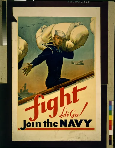 Fight, let's go! Join the Navy / McClelland Barclay, USNR.