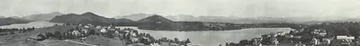 Panorama of Lake Placid, New York, 1914