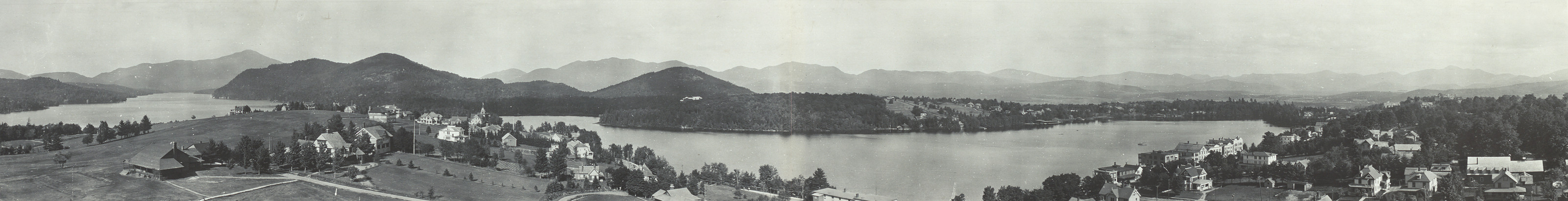 Panorama of Lake Placid, New York, 1914, 1914 — historic image