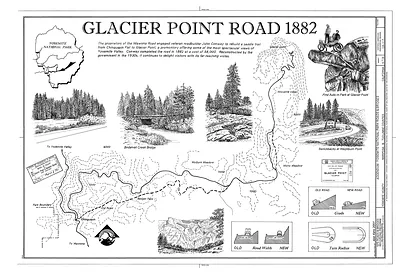 Glacier Point Road 1882