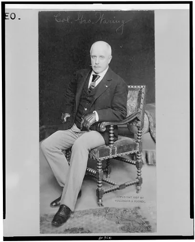 [Col. George E. Waring, full-length portrait, seated, facing slightly left]