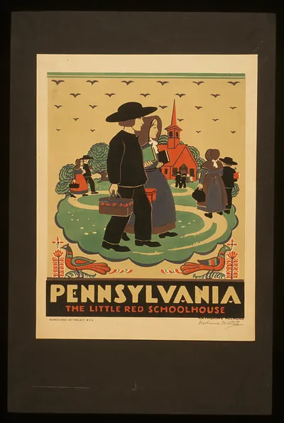 Pennsylvania The little red schoolhouse / Katherine Milhous.