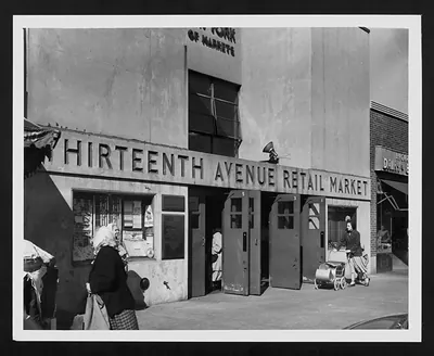 Outside view of the Thirteenth Avenue Retail Market