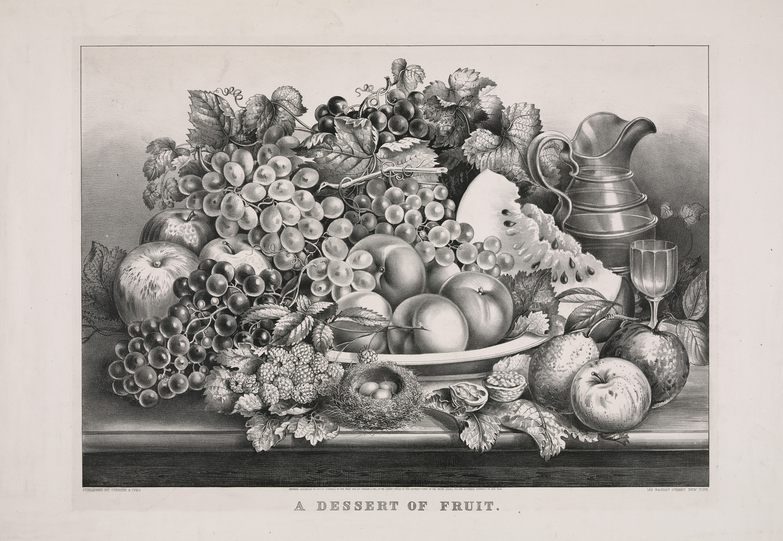 A Dessert of Fruit — historic image