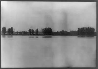 [Potomac River in foreground and dome of the U.S. Capitol in background, Washington, D.C.]