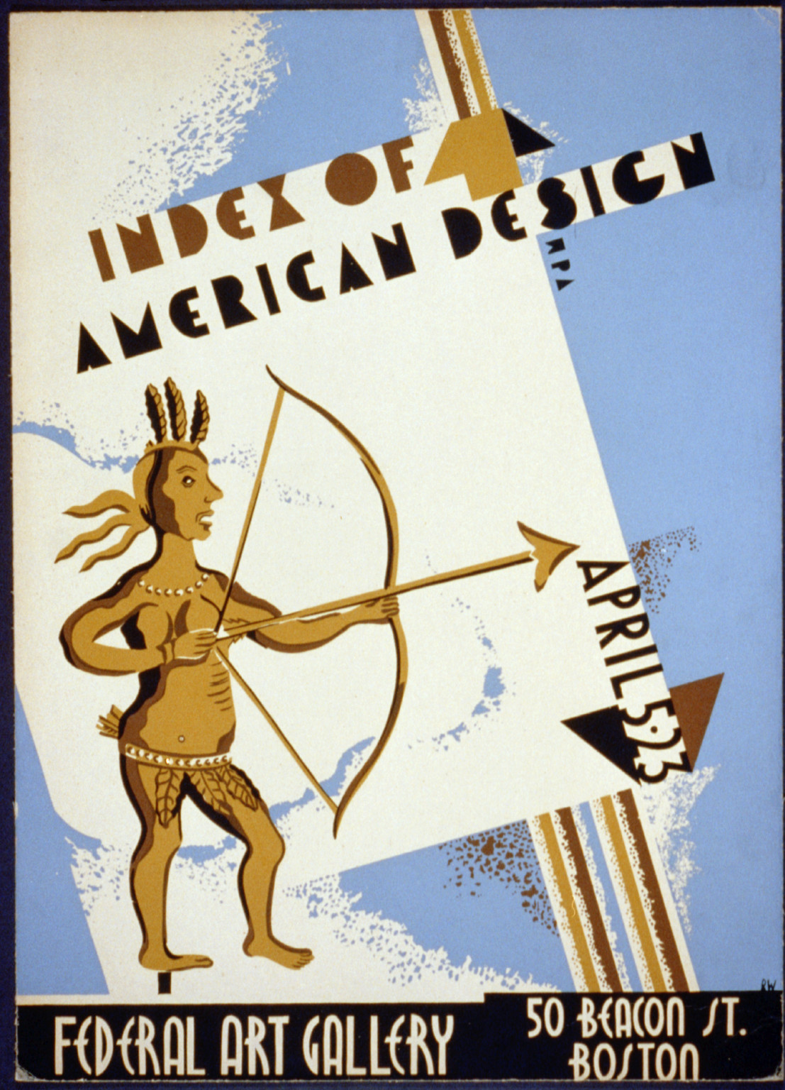 Index of American Design / RW., 1936 — vintage poster