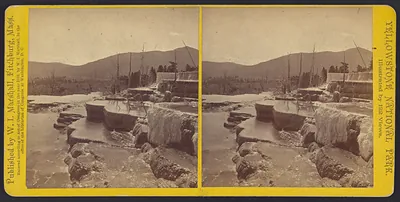 Mammoth Hot Springs Series. Dianas Baths