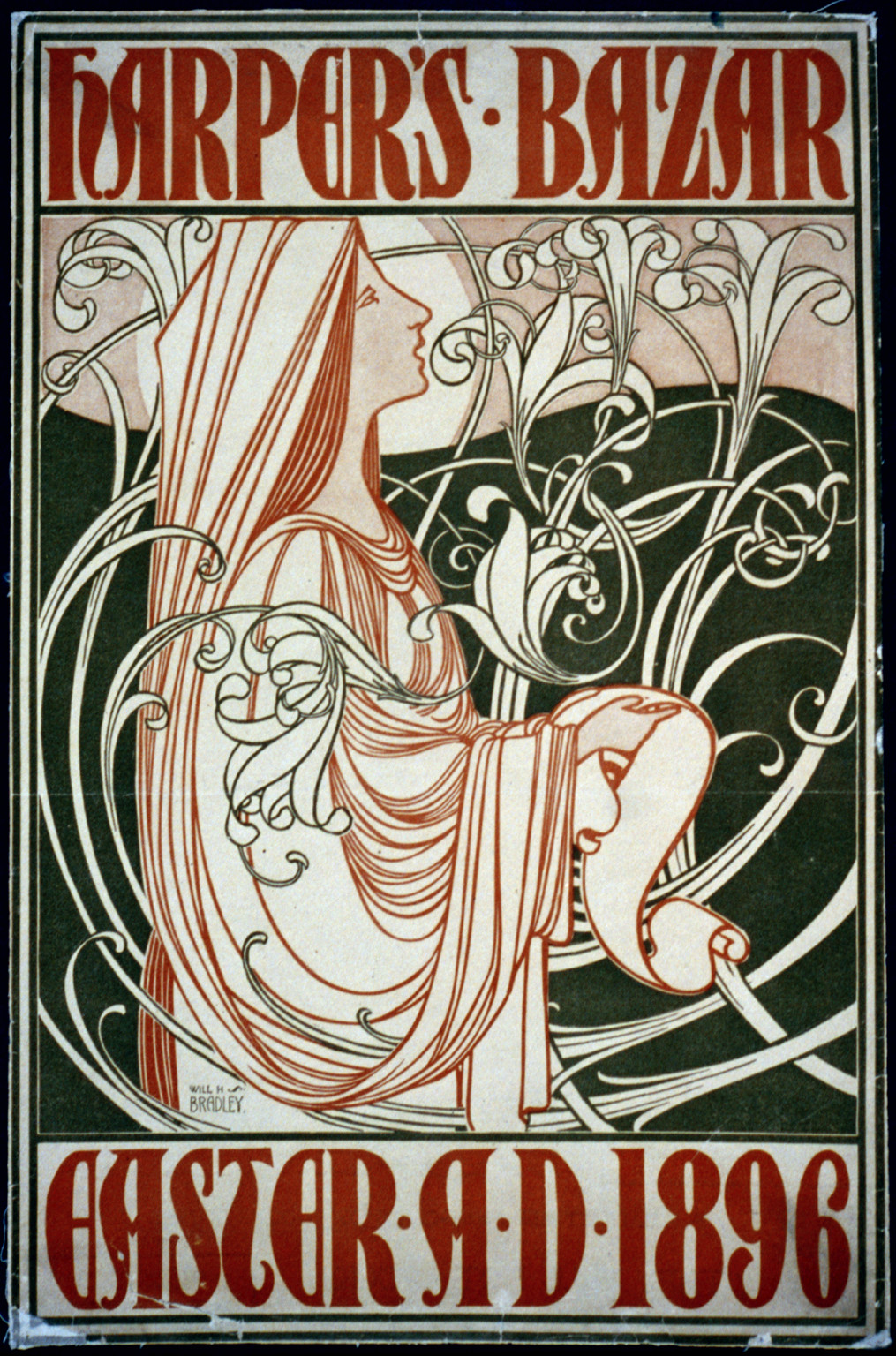 Harper's Bazaar, Easter - A.D. 1896., 1896 — vintage poster