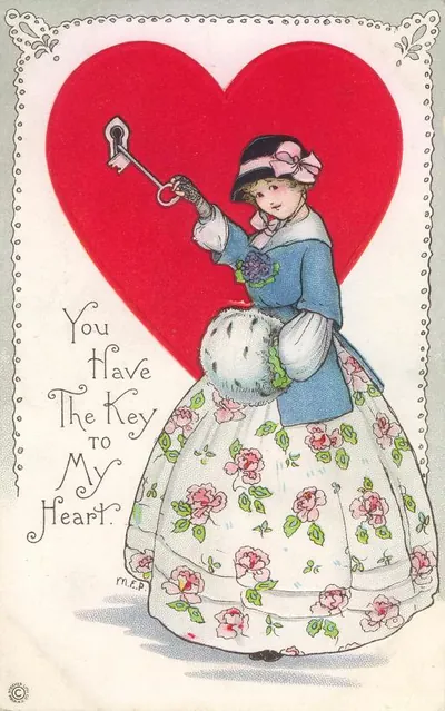 You Have The Key To My Heart Valentine card