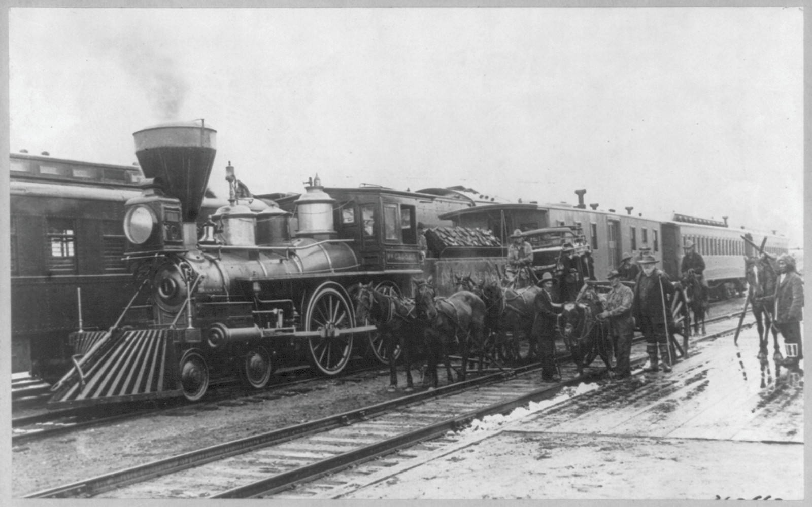 [The locomotive William Crooks] — historic photograph