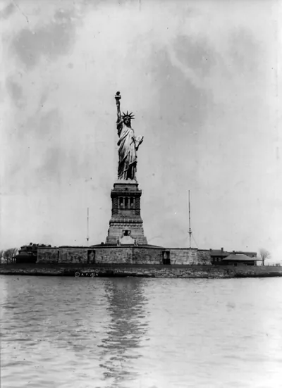 Statue of Liberty [and New York Harbor]