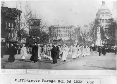 Suffragette parade Mar. 3, 1913; Wash., D.C.
