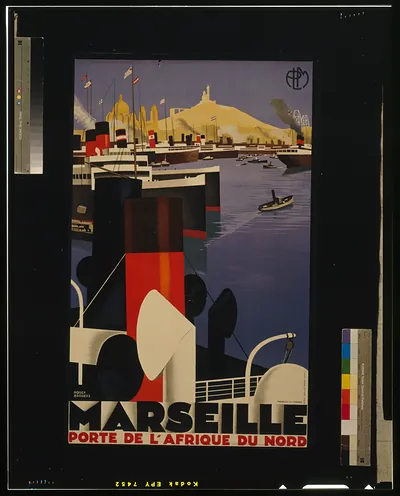 Marseille, porte de l'Afrique du nord / Roger Broders ; PLM.