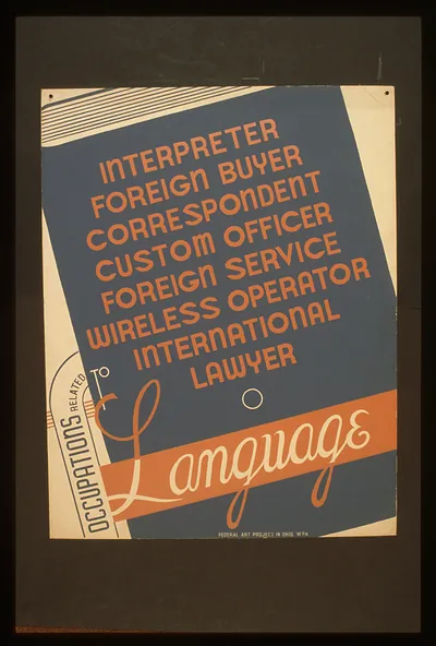 Occupations related to language