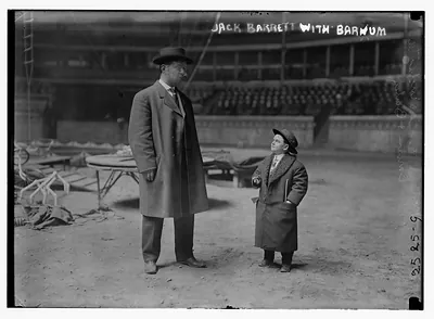 Jack Barrett with Barnum