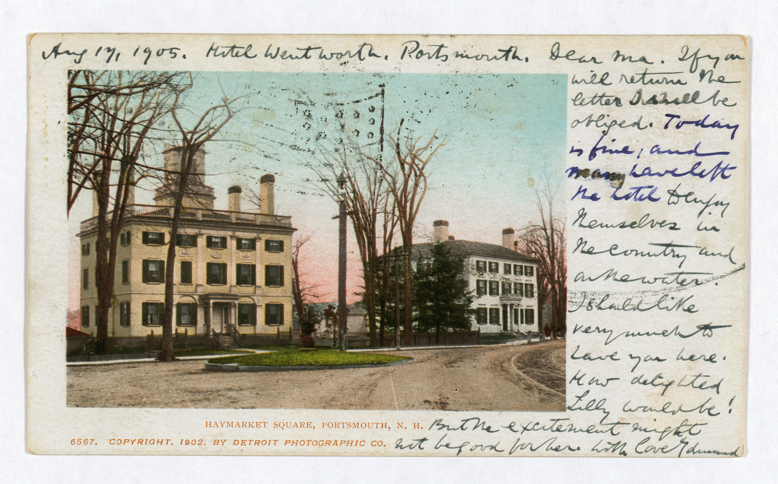 Haymarket Square, Portsmouth, N.H., [c1902] — historic photograph